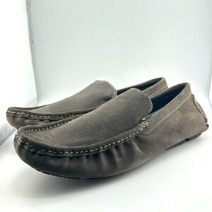 Scandia Woods Grayish Loafers Size 9 Suede Leather
